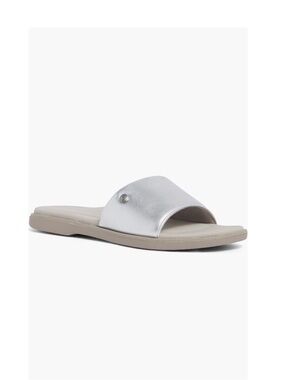 Reef Sunny Arrianah Sandals Silver & Gray Women’s Size 10 Easy On NEW